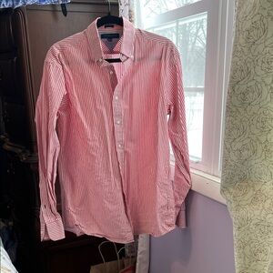 Red Striped Men's Shirt